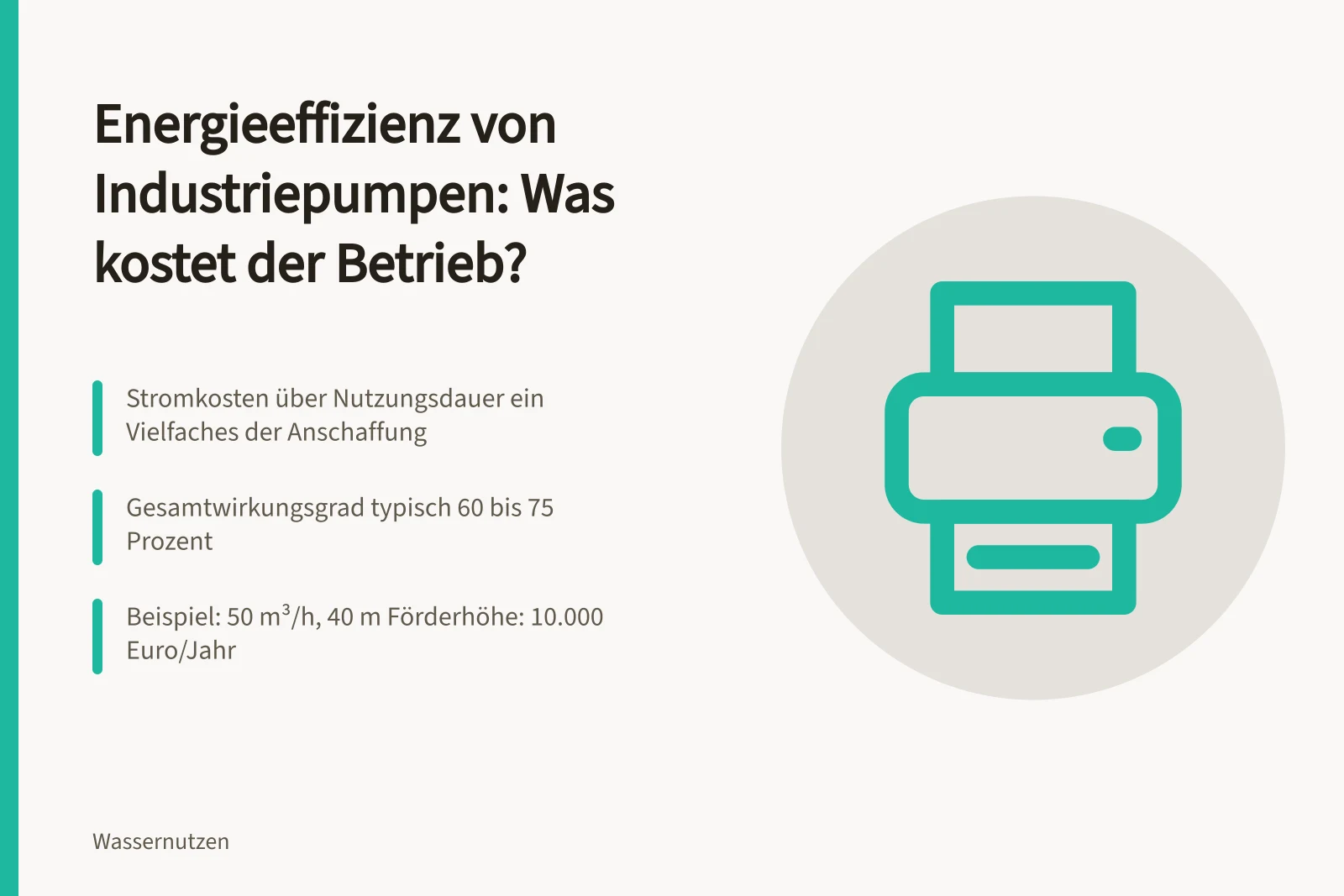 Industriepumpe mit IE4-Motor in Betriebsanlage, Rohrleitungen und Manometer sichtbar