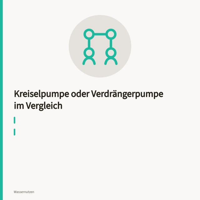 Kreiselpumpe und Verdrängerpumpe nebeneinander im industriellen Pumpensystem. Kreiselpumpe oder Verdrängerpumpe im Vergleich