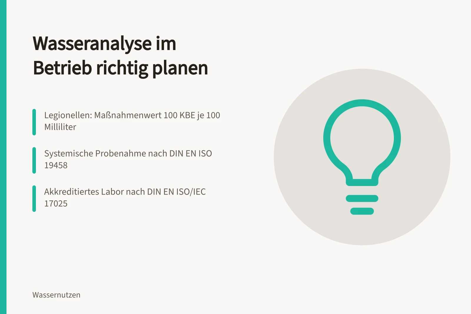 Wasseranalyse im Betrieb: Probenahme, Legionellenwert und akkreditiertes Labor